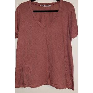 Michael Stars V-Neck Tee, One Size